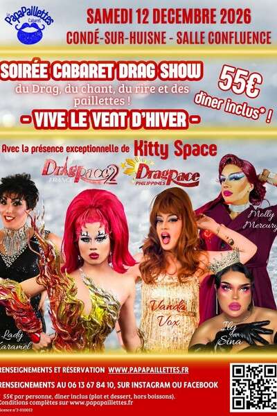 Soirée Cabaret Drag Show - Vive le vent d'hiver