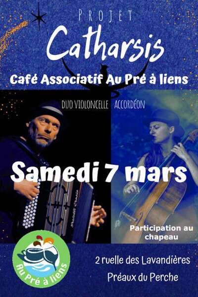 Concert de "Catharsis"au café associatif "Au Pré à liens"