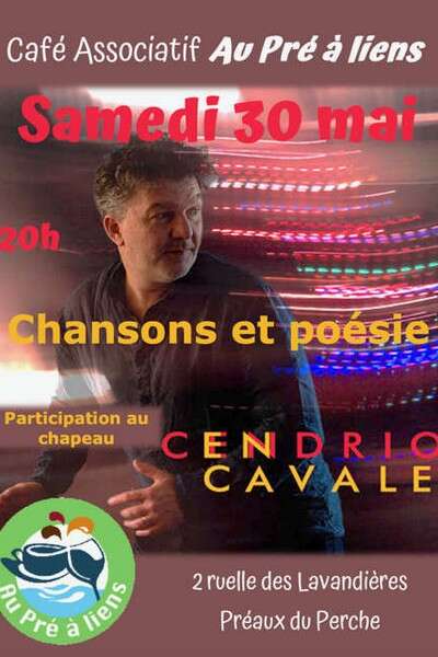 Concert de Cendrio au café associatif "Au Pré à liens"