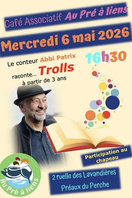 Après-midi contes au café associatif "Au Pré à liens"