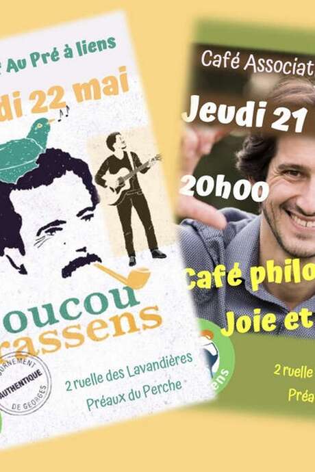 Café philo au café associatif "Au Pré à liens"
