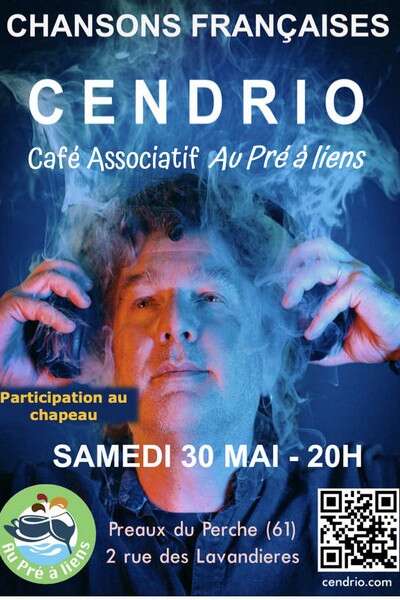 Concert de Cendrio au café associatif "Au Pré à liens"