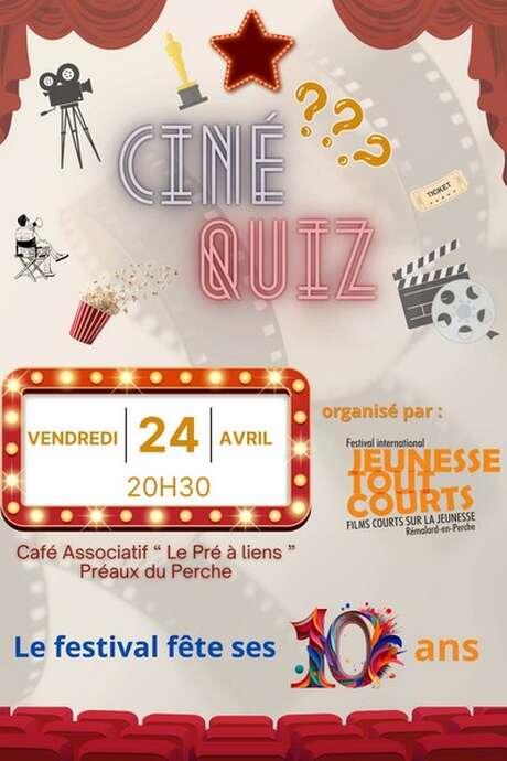 Ciné Quiz au café associatif "Au Pré à liens"