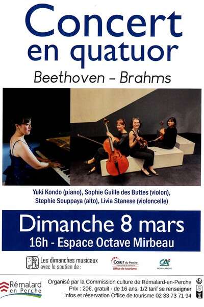 Concert en quatuor (Beethoven-Brahms)