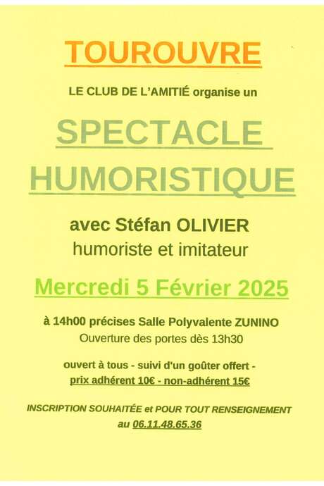 Spectacle Humoristique