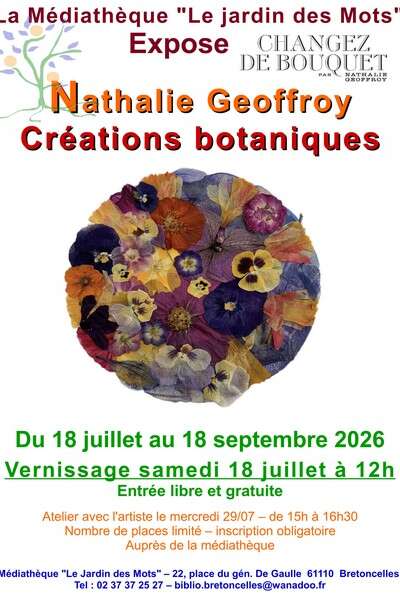 Exposition de créations botaniques - Nathalie Geoffroy