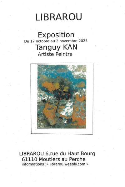Exposition de Tanguy KAN chez Librarou