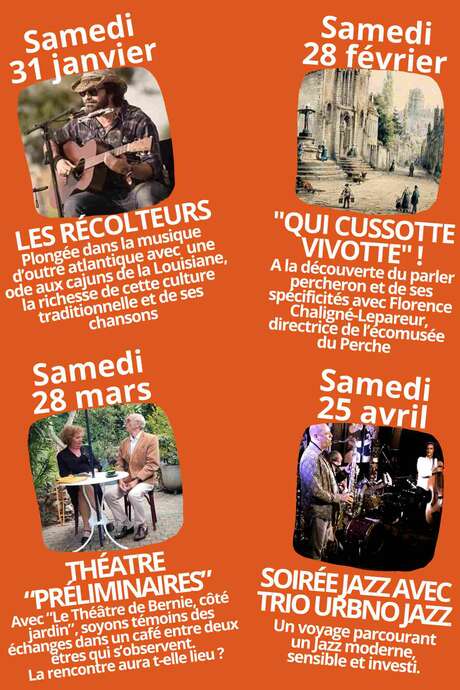 Les P'tites flambées d'Autheuil, conférence sur le parler Percheron