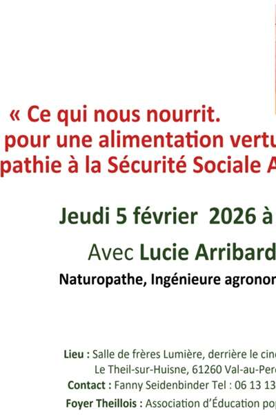 Conférence débat : "Ce qui nous nourrit"
