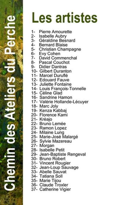 Exposition collective de lancement du Chemin des Ateliers du Perche