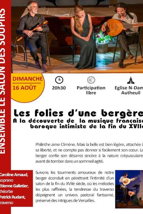 P'tit festival d'Autheuil : Concert de clôture avec l'ensemble "Le Salon des Soupirs"