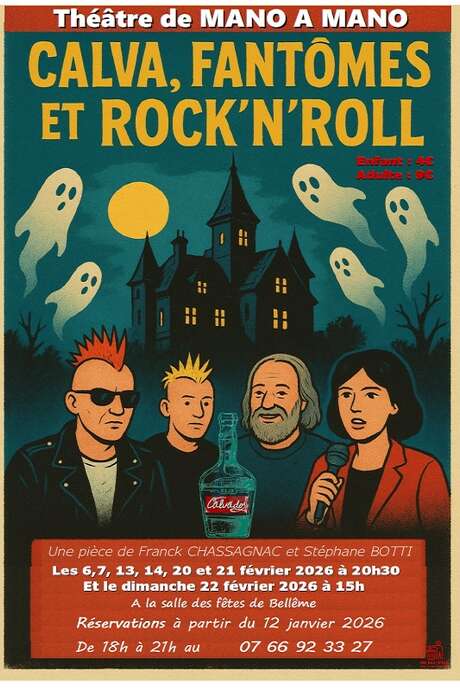 Théatre Mano à Mano : Calva, fantomes et rock'n roll