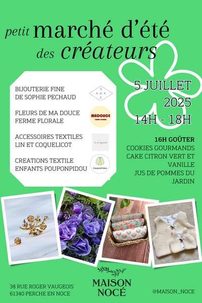 Petit marché d'été des créateurs