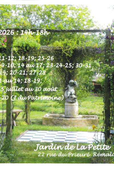 Journées du Patrimoine - Ouverture du Jardin de la Petite Rochelle