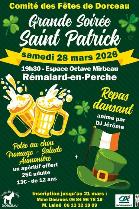 Grande Soirée Saint Patrick