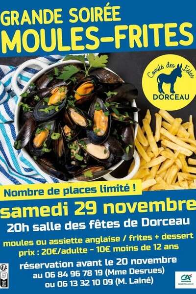Soirée moules-frites