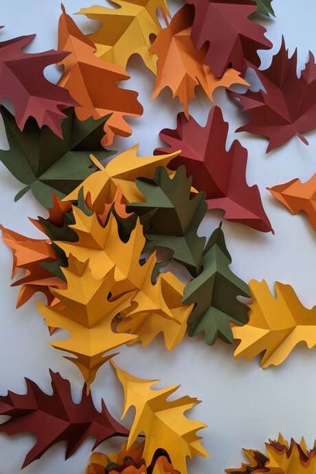 Atelier origami et hérisson feuilles d'automne