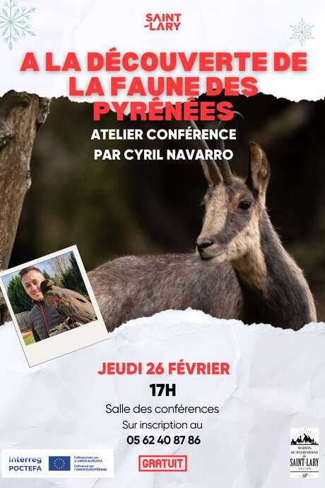 Conférence sur la faune des Pyrénées par Cyril Navarro