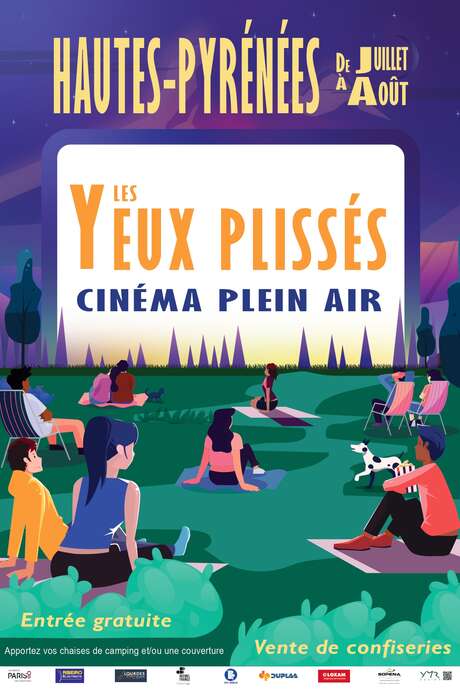 CINEMA PLEIN AIR - Les Yeux Plissés. Au théatre de la nature