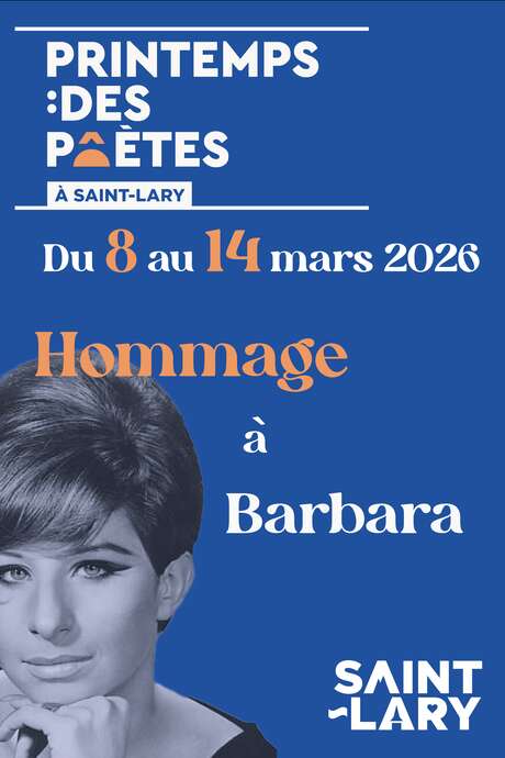 Printemps des Poètes - Hommage à Barbara