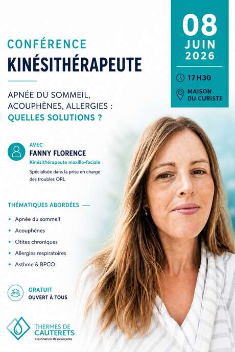 Conférence kinésithérapeute