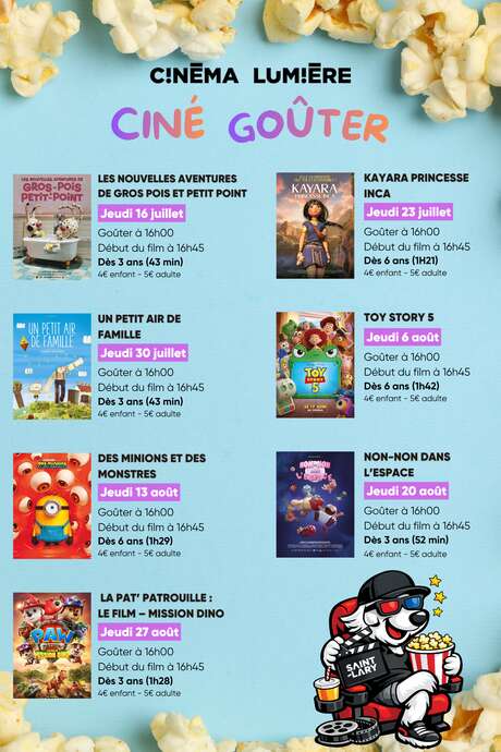 Ciné-goûter pour les enfants
