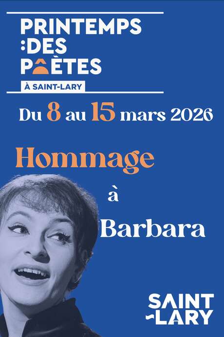 Printemps des Poètes - Hommage à Barbara