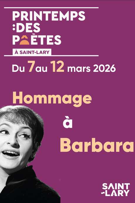 Printemps des Poètes - Hommage à Barbara
