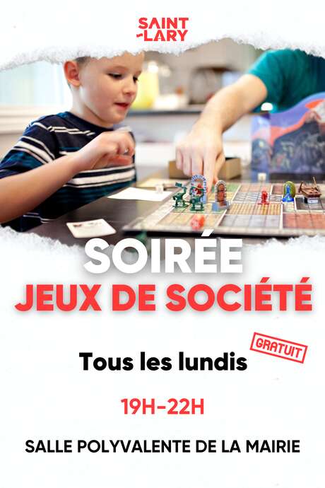 Soirée jeux de société