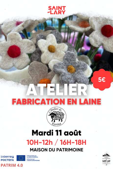 Atelier création en laine de mouton