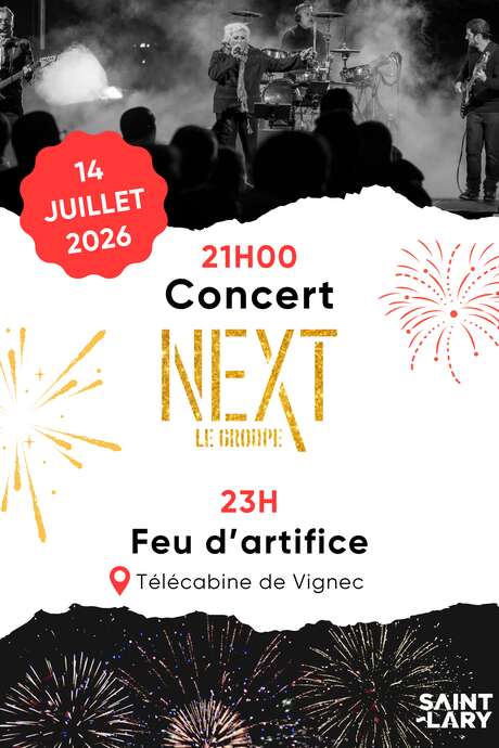 Fête Nationale du 14 juillet - Concert "NEXT"