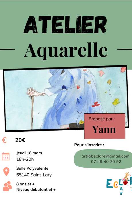 Atelier aquarelle - Association ArtLab Eclore