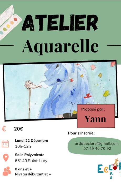 Atelier aquarelle - Association ArtLab Eclore