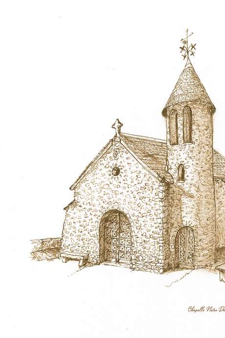 Exposition “DESSINS À L'ENCRE EN VALLÉE D’AURE” de Bernard Bou