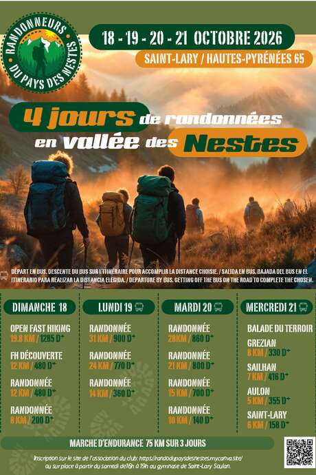 4 jours de randonnées en vallée des Nestes