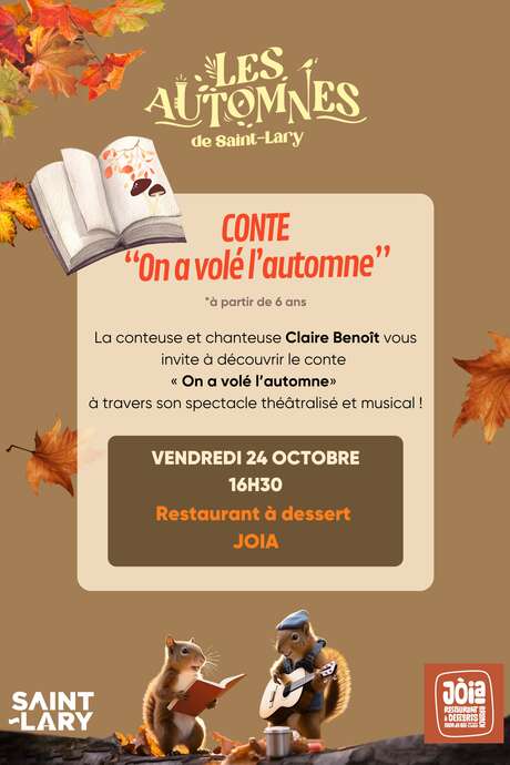 Conte "On a volé l'automne" par Claire Benoît