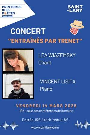 Printemps des Poètes - Concert "Entraînés par Trenet"