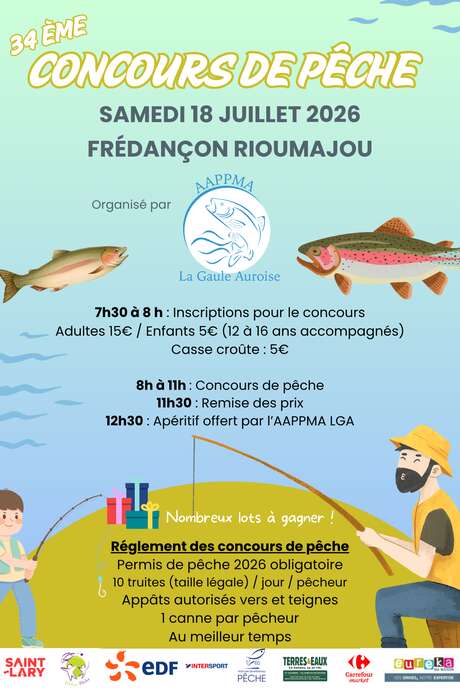 34ème Concours de Pêche à Fredancon Rioumajou
