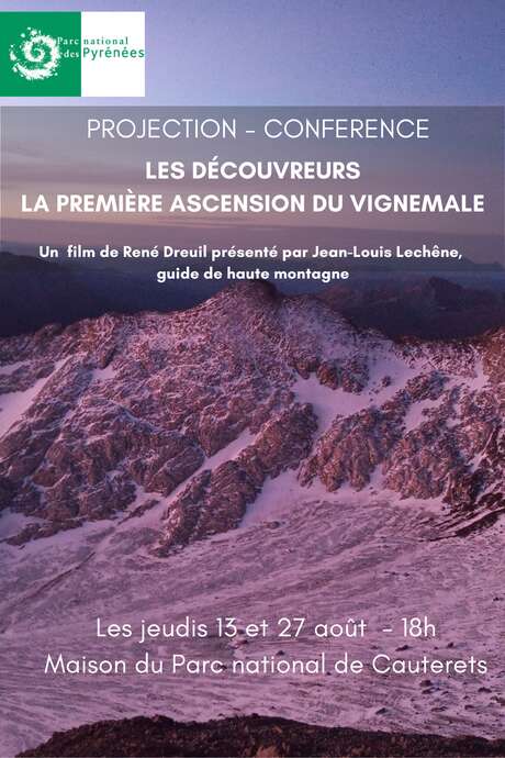 [PROJECTION/CONFERENCE] Les découvreurs : la première ascension du Vignemale
