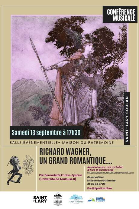 Conférence RICHARD WAGNER,  UN GRAND ROMANTIQUE par Bernadette Fantin-Epstein