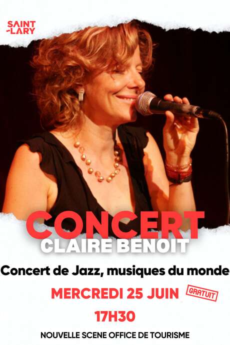 Concert de jazz par Claire Benoit