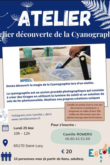 Atelier Cyanographie - Association ArtLab Eclore