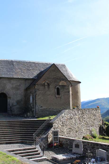 Visites d'églises en vallée d'Aure : les églises sur le chemin de Saint-Jacques