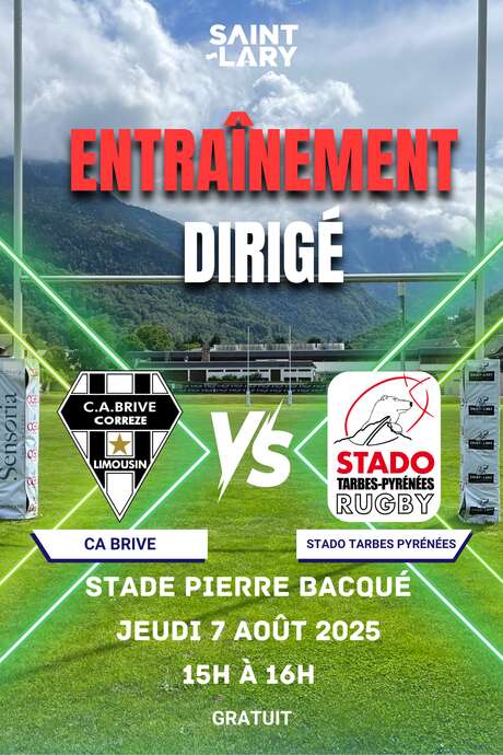 Entraînement dirigé Brive Tarbes