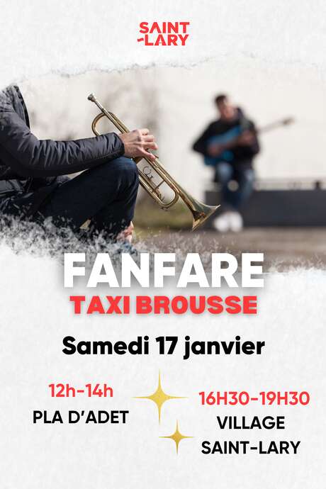 Fanfare à la neige avec le groupe "Taxi Brousse"