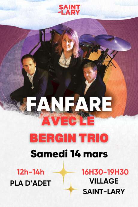 Fanfare à la neige avec le "Bergin Trio"