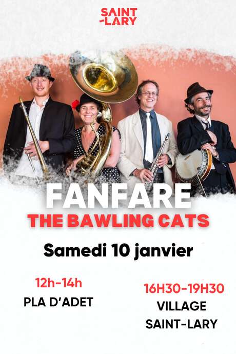 Fanfare à la neige avec le groupe "The Bawling Cats"