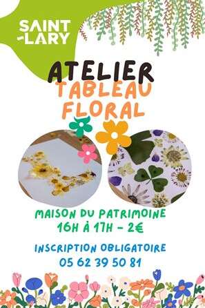 Atelier tableau floral