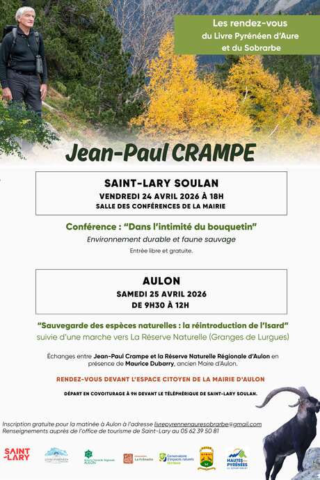 Conférence de Jean-Paul Crampe 'Dans l'intimité du Bouquetin"