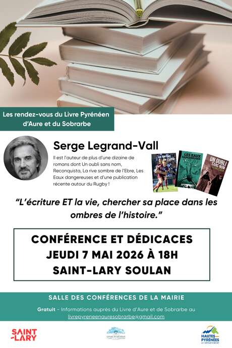 Conférence dédicaces Serge Legrand-Vall